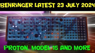 Latest Behringer News 23 July 2024 [upl. by Drofniw54]