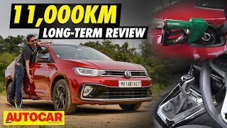 Volkswagen Virtus GT  11000km Long Term Review  Autocar India [upl. by Lietman]