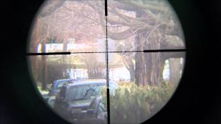 Leapers UTG 39x32 CQB Bug Buster Rifle Scope showing parallax [upl. by Carley]