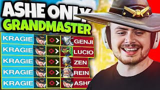 POV Youre HARD Carrying  Ashe Only to Grandmaster 7 [upl. by Aksehcnarf]