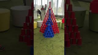 Cup stacking cupstacking kidsgames [upl. by Niels]