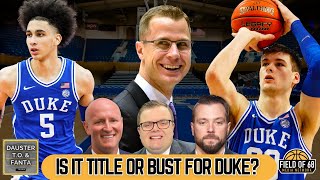 How much pressure is on Jon Scheyer and Duke this season  ACC Preview  DTF Podcast [upl. by Garrity]