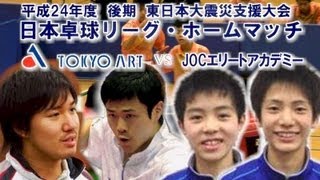 日本卓球 張高木和 東京ｱｰﾄ vs 龍崎緒方 ｴﾘｰﾄｱｶﾃﾞﾐｰ 2012111 [upl. by Naux]