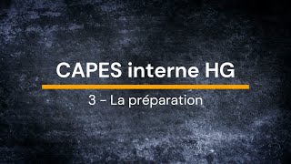 Webinaire CAPES int 3 ‐ Organisation [upl. by Olenka]