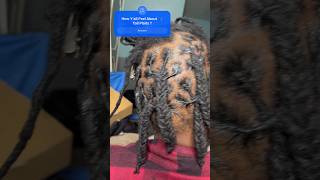 Fish Tail Plaits 🎣  SuchUhBrattLLC  How To Retwist And Style dreadlocks [upl. by Porta]