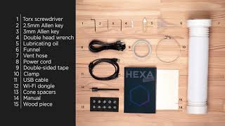 FLUX HEXA 60W Laser Cutter Unboxing [upl. by Andreana]