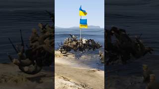 Russia Stinger Attack on Ukrainian Power Full military soldiers Killed gta action gaming shorts [upl. by Shank]