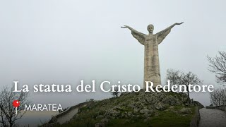 Cristo di Maratea il percorso a piedi verso la statua del Redentore il mare e il centro storico [upl. by Clevey]