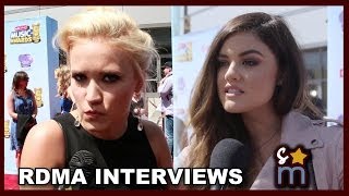 2014 RDMA Interviews w Lucy Hale Emily Osment Olivia Holt amp More [upl. by Lennox869]