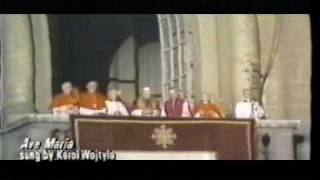 Ave Maria  Karol Wojtyla from 1976 [upl. by Esalb803]