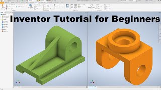 Autodesk Inventor Tutorial for Beginners [upl. by Kathi597]