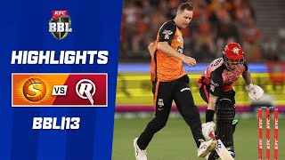 Perth Scorchers v Melbourne Renegades  BBL13 [upl. by Seema]