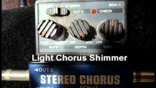 Arion SCH1 Chorus Tone Test with Suhr Modern [upl. by Lauree]