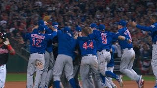 11216 MLBcom FastCast Cubs win World Series [upl. by Mavra971]