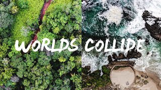 WORLDS COLLIDE  EPIC DRONE VIDEO ACROSS FOUR CONTINENTS [upl. by Kalindi]