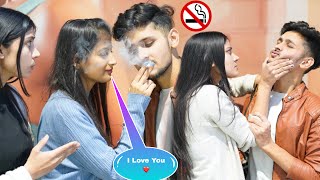 Smoking Prank 🚬 On Sister amp Friend 😅  ये क्या हो गया 😰  Harshit PrankTv [upl. by Perrine]