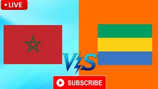 Morocco vs Gabon live 2024 CAF Africa Cup of Nations football match [upl. by Nyleahs]