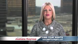 Law Offices Of Joumana Kayrouz short commercial [upl. by Ahsienot41]