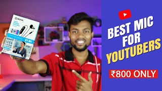 Best Mic For Youtube Videos  BOYA BY M1 Review in HINDI [upl. by Hahsi]