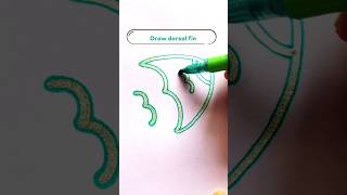 fish drawing viral shorts [upl. by Niar]