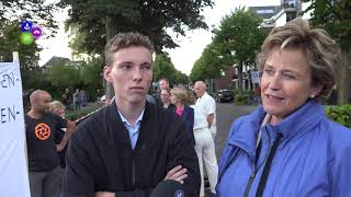 Protest en raadsvergadering over de opvang van vluchtelingen in Dirkshorn en Waarland [upl. by Calypso]