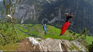 14 Fun base jumps in Switzerland [upl. by Muire]