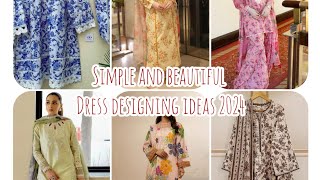 Simple And Beautiful dresses for summers 2024 Styling ideas for girls Dress designing ideas 💡 2024 [upl. by Amo465]