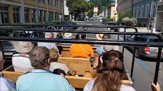 NostalgieStadtrundfahrt durch Klagenfurt mit dem OldtimerCabriobus [upl. by Wolfson]