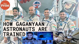 ISRO showcases the training of Gaganyaan astronauts [upl. by Stew532]