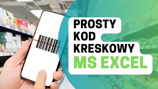 Prosty kod kreskowy w MS Excel  Szkolenia Ms Excel [upl. by Fen]