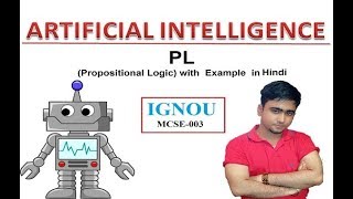 Propositional LogicPL with Example in HINDI 2  Artificial Intelligence  MCSE003 [upl. by Gitel217]