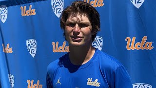 UCLA QB Ethan Garbers after being named the Week 1 starter 828 [upl. by Aveline]