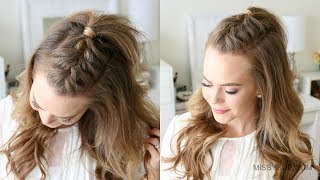 French Mohawk Braid  Missy Sue [upl. by Parks]