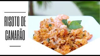 Risoto de camarão com arroz tradicional [upl. by Ruthann]