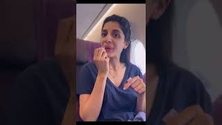 Taking the trend to newer heights  mawra hocane airplane video mawrahocane airplane short vlog [upl. by Anialam]