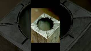 square to round tube joint inoneminute pipejoint diy [upl. by Rosamund478]