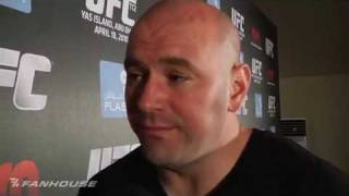 UFC 112 Dana White Says Anderson Silva quotFought Like A Jackassquot [upl. by Hodge414]