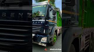 9899🚚😍bharatbenz’s best truck🚚 mitutruckvlogs truck [upl. by Koah]