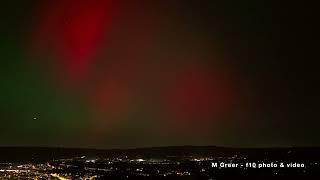 Aurora Borealis  Werneth Low  241010 [upl. by Infeld]