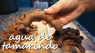 How to Make Agua de Tamarindo Tamarind Agua Fresca [upl. by Llorre791]