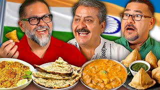 Mexican Dads Try Indian Food [upl. by Barnum]