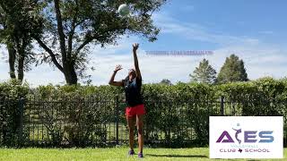 ACES Volleyball SchoolTutorial Serving for Beginners The Toss [upl. by Averil]