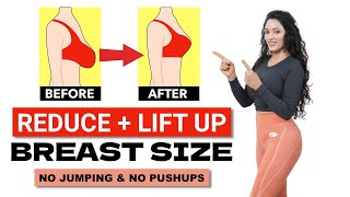 Just 1 Minute Exercise To Reduce Breast Fat  Lift Up Breast Size Naturally In 14 Days 🔥 [upl. by Sloane]