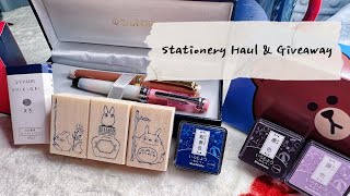 Stationery Haul amp Giveaway  🖋️ FT Sailor Fountain Pens [upl. by Adair]