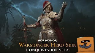 Warmongers new skin is the Best skin in For Honor  New weapons reaction [upl. by Anayi]