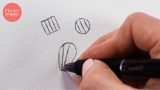 Satin stitch directional lines tutorial  Beginner Embroidery Techniques [upl. by Nohsav]