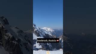 Top of Nordkette Mountain in Innsbruck Austria 🇦🇹  Best place for skiing 🎿 in Austria 🇦🇹 austria [upl. by Cathee]