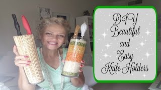 DIY Easy and Beautiful Knife Holder [upl. by Junna6]