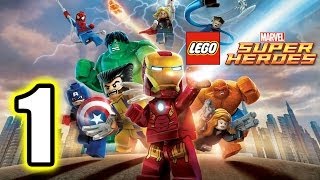 LEGO Marvel Super Heroes Walkthrough PART 1 PS3 Lets Play Gameplay TRUEHD QUALITY [upl. by Novled]