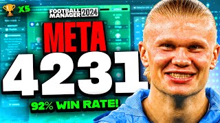 New META 4231 FM24 Tactics  Best FM24 Tactics For PC Console And Mobile [upl. by Kind]